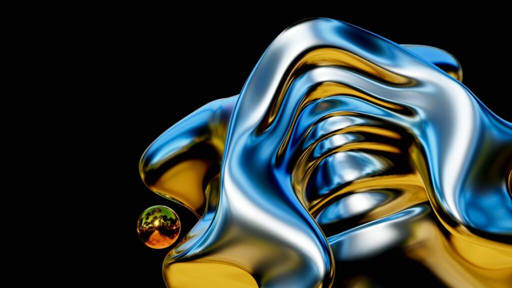 Abstract digital artwork by HI! ESTUDIO